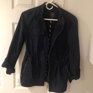 Gap blue jacket. Perfect for fall and spring.